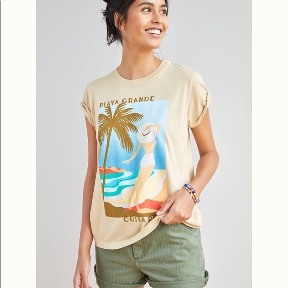Anthropologie Tops - Anthropologie Playa Grande Costa Rica graphic tee